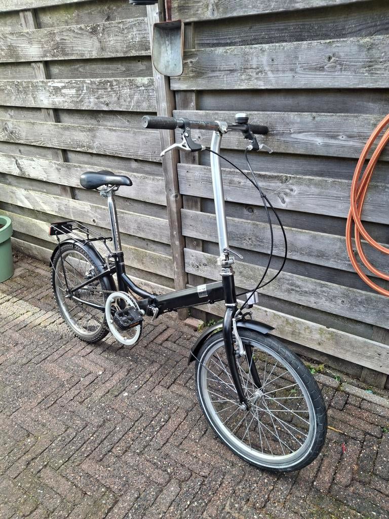 Vouwfiets on the road, Fietsen en Brommers, Fietsen | Vouwfietsen, Ophalen, Gebruikt, 20 inch of meer