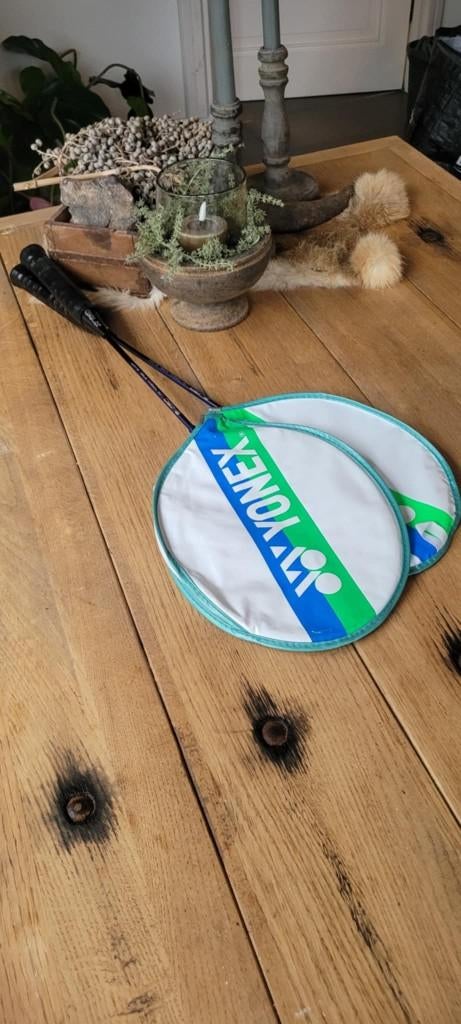 2 x Yonex B-450 Low Torsion Steel Shaft Badminton Racket, Sport en Fitness, Badminton, Gebruikt, Racket(s), Ophalen of Verzenden