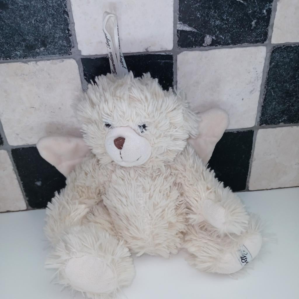 Fluffie stuff Guardian angel harig creme knuffel beer, Beer, Ophalen of Verzenden, Zo goed als nieuw, Wasbaar