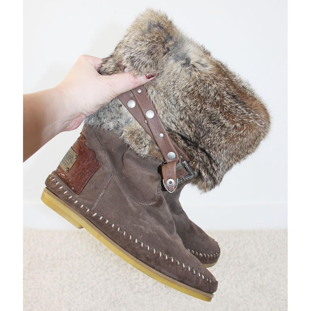 Mooie Leren Karma Of Charme Laarzen s27 (Maat 39) € 85,-