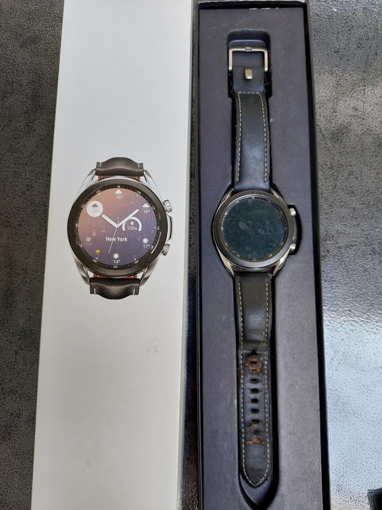 Samsung smartwatch android, Zwart, Samsung ⌚️, Ophalen of Verzenden, Zo goed als nieuw