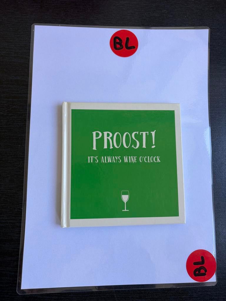 Proost! It's Always Wine O'Clock - Boekje, Boeken, Ophalen of Verzenden, Zo goed als nieuw
