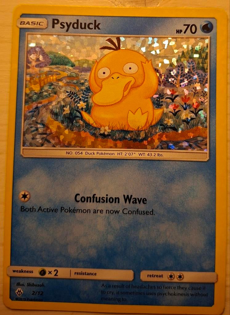 Psyduck pokémon kaart, Ophalen of Verzenden, Nieuw, Losse kaart