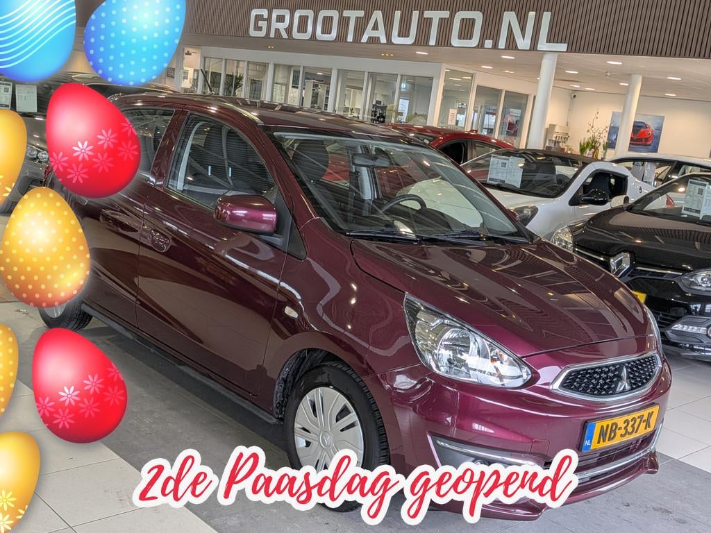Mitsubishi Space Star 1.0 Cool+ Airco, Stuurbekrachtiging, Voorwielaandrijving, Stof, Gebruikt, Euro 6
