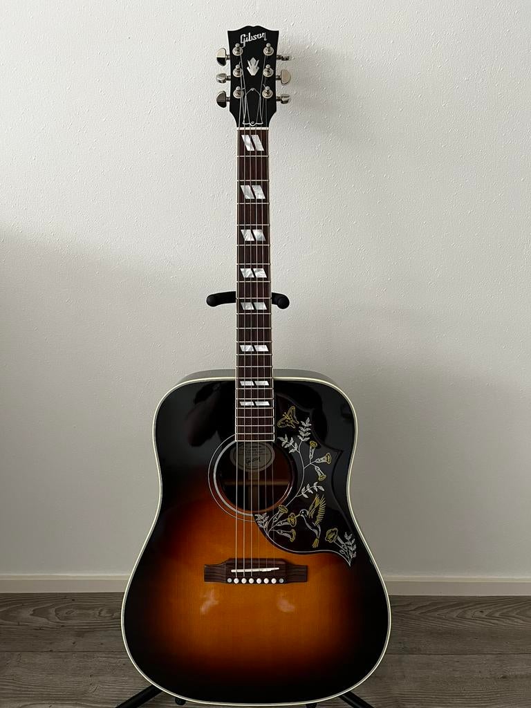 Gibson Hummingbird Vintage Sunburst, Muziek en Instrumenten, Snaarinstrumenten | Gitaren | Akoestisch, Ophalen of Verzenden, Zo goed als nieuw
