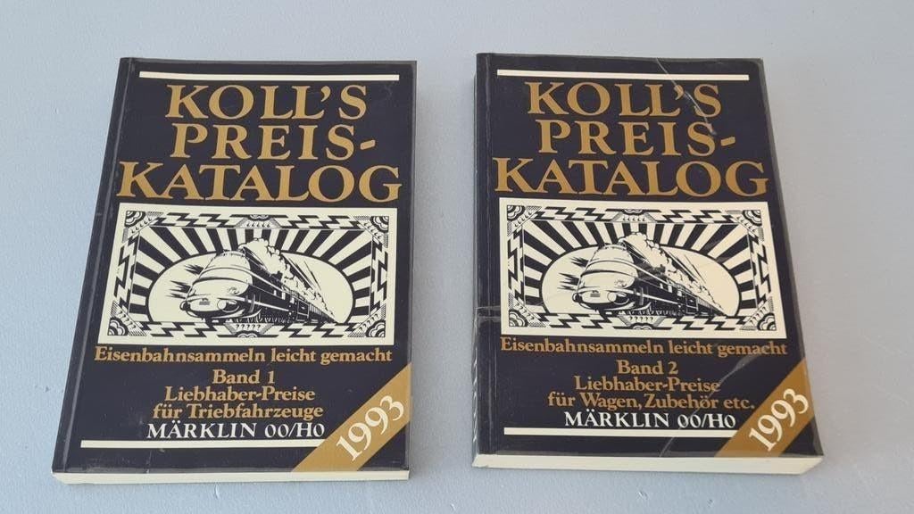 Koll Märklin 1993   Deel 1+2, Ophalen of Verzenden, Wisselstroom, Boek, Tijdschrift of Catalogus, Märklin