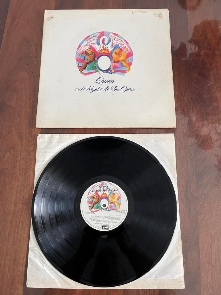 lp “A Night at the Opera” van Queen, Ophalen of Verzenden, Gebruikt, 12 inch, Poprock