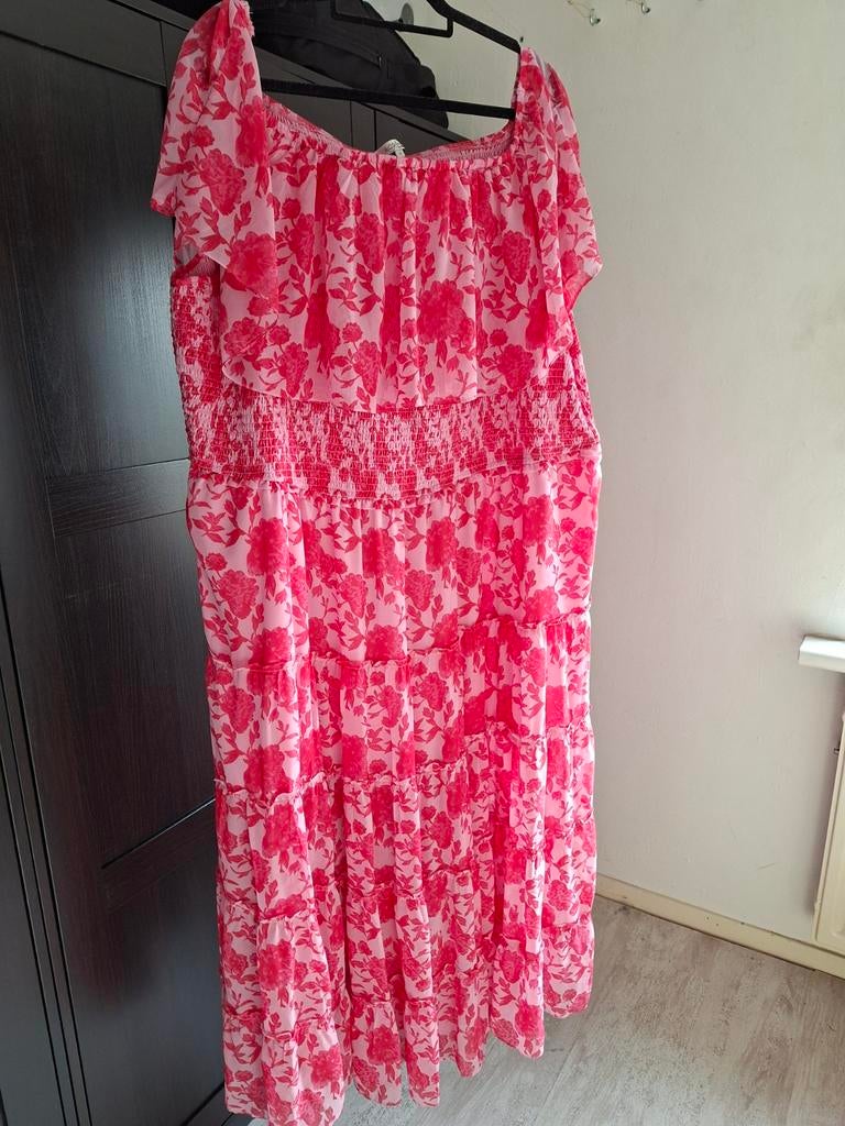 Jurk Miljuschka maat 54, Kleding | Dames, Maat 46/48 (XL) of groter, Ophalen of Verzenden, Zo goed als nieuw, Roze