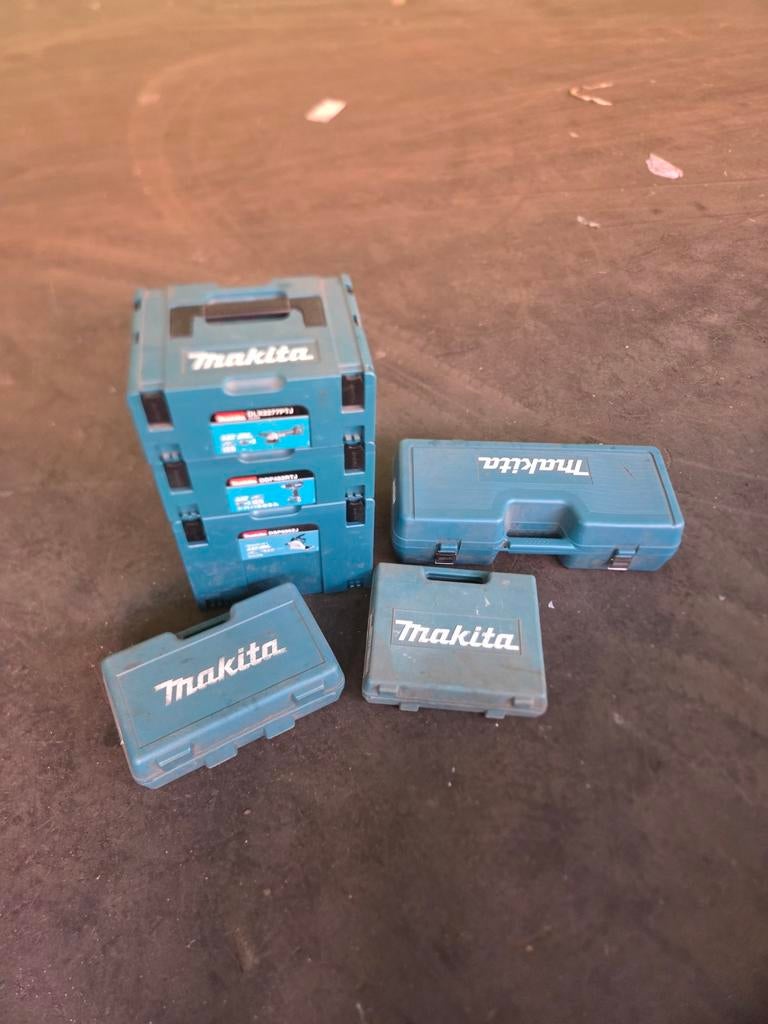 Diverse Makita systeemkoffers/Makpac, Ophalen, Gebruikt