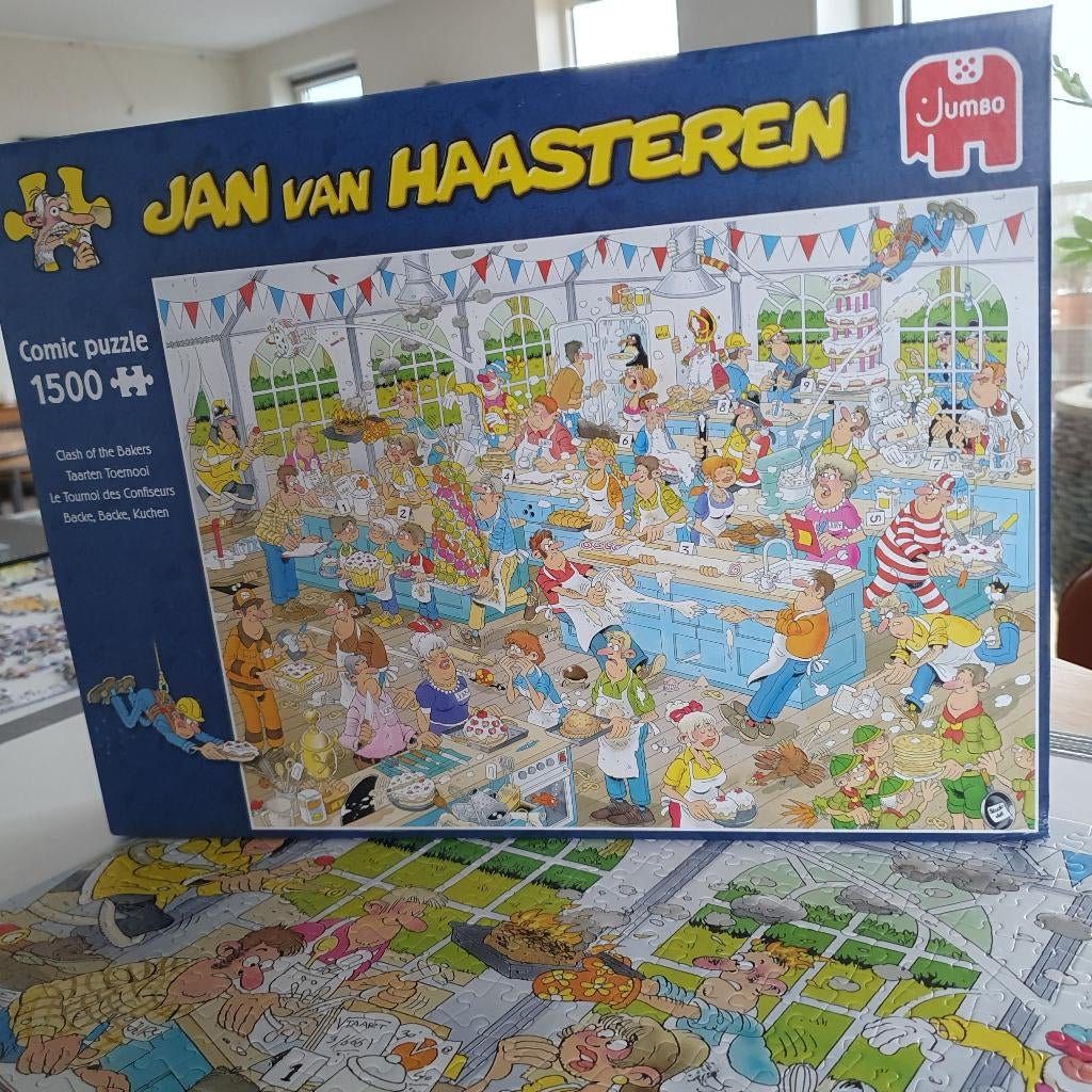 VAN HAASTEREN TAARTEN TOERNOOI 1500, Ophalen of Verzenden, 500 t/m 1500 stukjes, Zo goed als nieuw