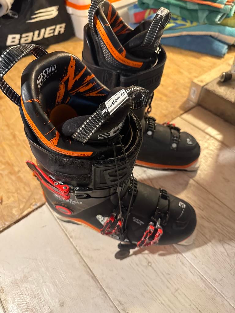 Salomon quest 130 skischoen 28/28.5, Sport en Fitness, Skiën en Langlaufen, Gebruikt, Schoenen, Skiën, Salomon