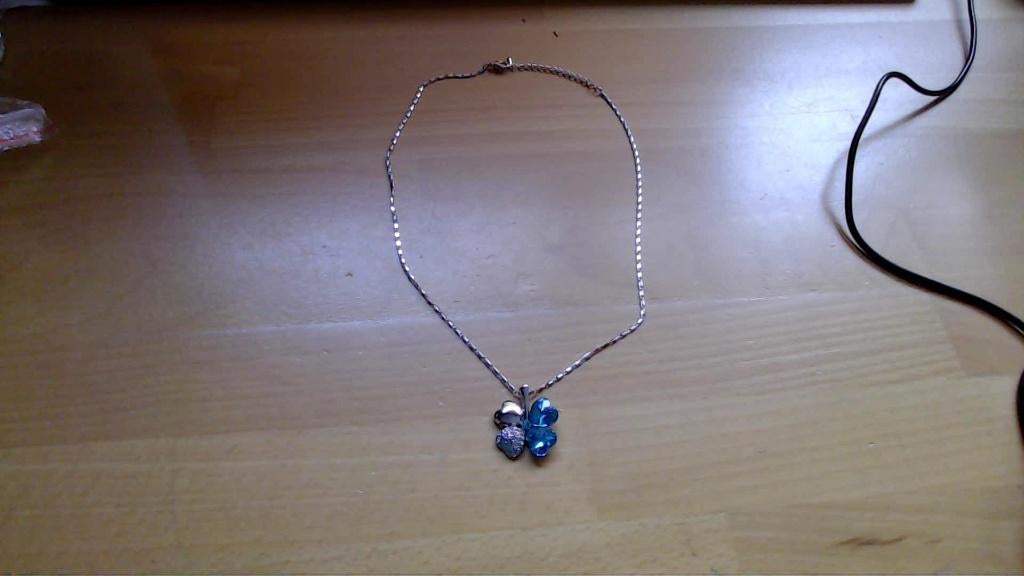 Hanger klavertje 4, Nieuw, Ophalen of Verzenden, Bloem of Plant, Glas of Kristal