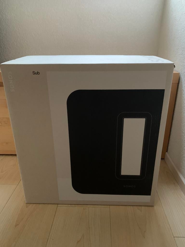 Sonos Sub gen. 3 (zwart, nieuw in doos met omdoos)., Ophalen, Subwoofer, Nieuw, Sonos