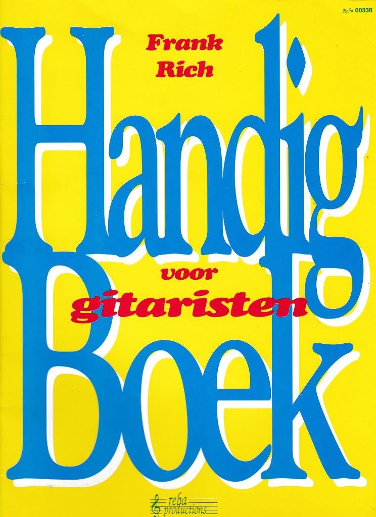 Handig boek voor gitaristen Frank Rich net boek, Verzenden, Gebruikt, Artiest of Componist, Gitaar