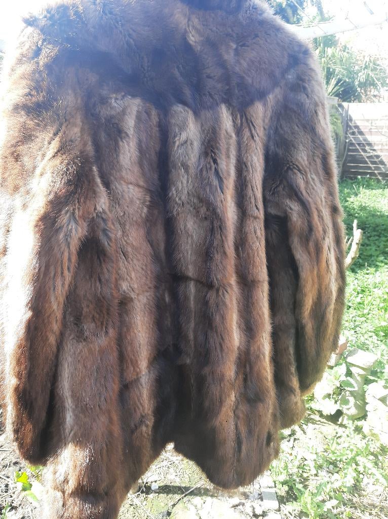 imitatie bontjas, Kleding | Dames, Jassen | Winter, Bruin, Ophalen, Maat 38/40 (M), Onbekend