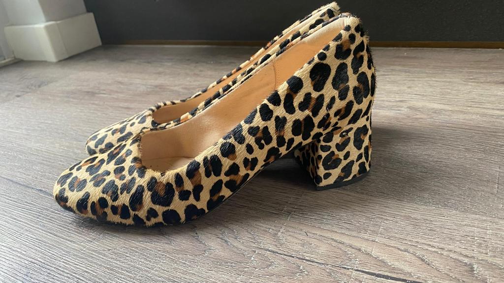 Leopard vacht leder pump van Clarks 41, Ophalen, Pumps, Overige kleuren, Zo goed als nieuw