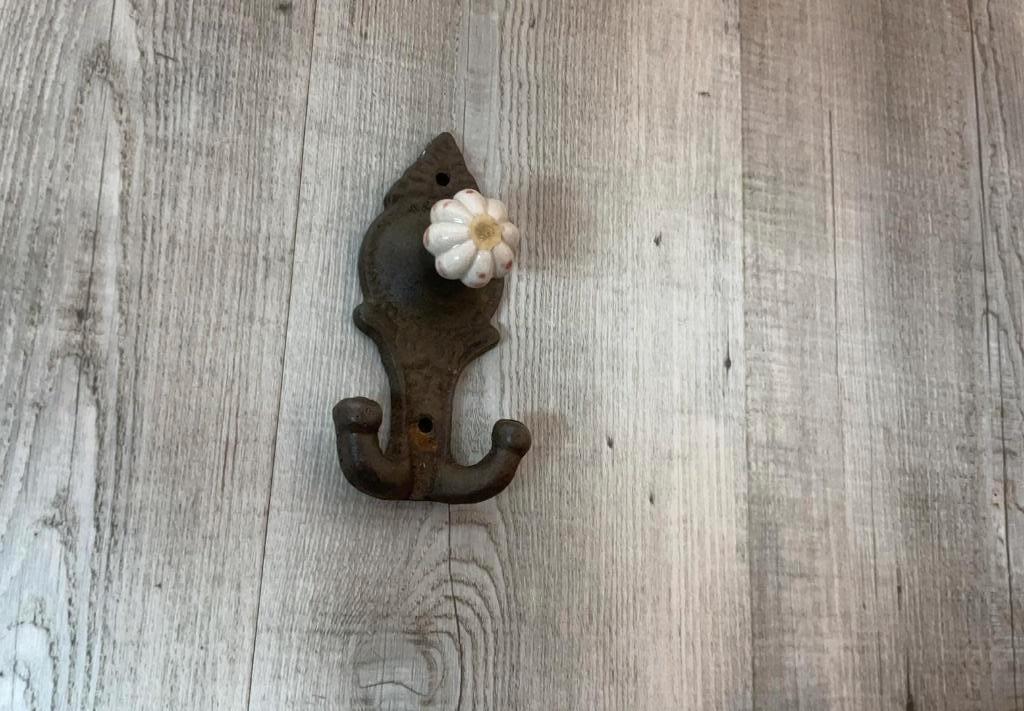 Brocante kapstok / Kledinghaak, Huis en Inrichting, Woonaccessoires | Kapstokken, Gebruikt, Minder dan 100 cm, Metaal, Ophalen