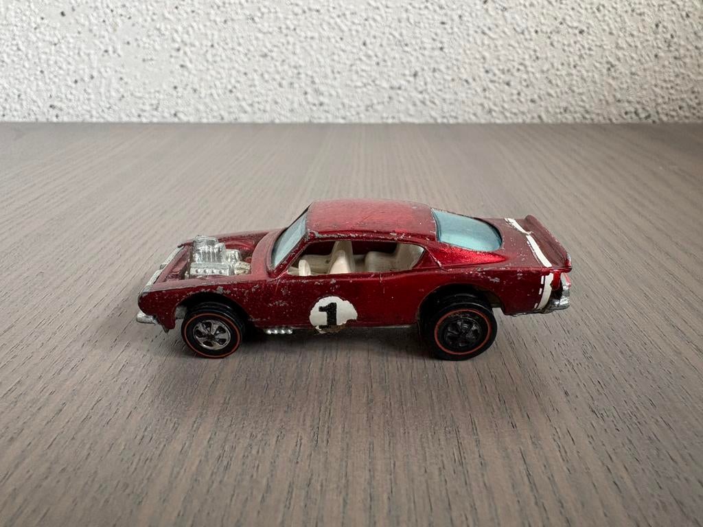 HotWheels Red Line King Cuda #1 Hong Kong, Ophalen of Verzenden, Zo goed als nieuw, Auto