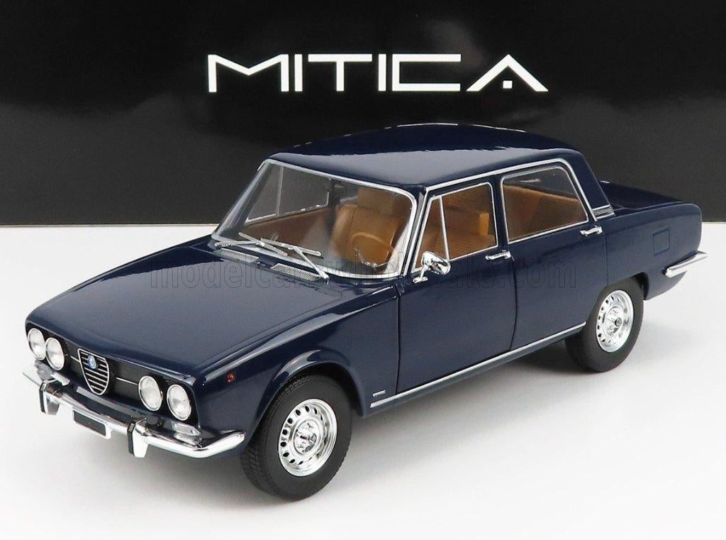 Alfa Romeo 2000 Berlina 1971 blue Cobalto (1:18, Mitica), Overige merken, Auto, Nieuw, Ophalen of Verzenden