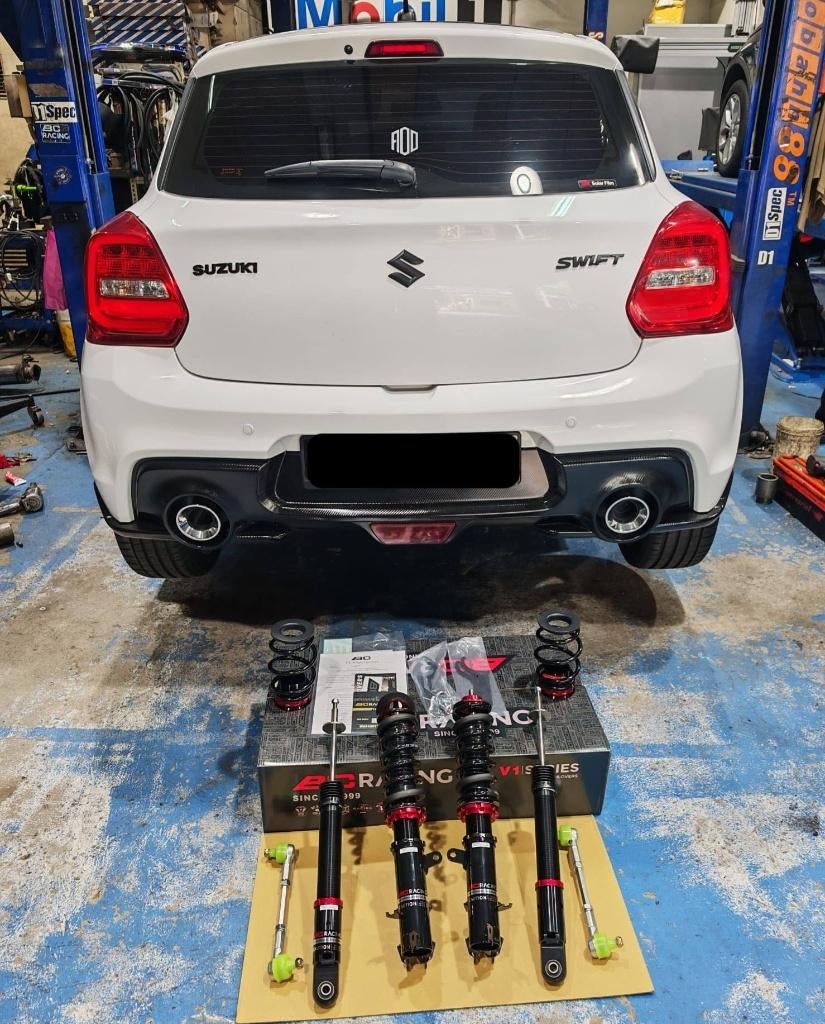 BC Racing V1-serie schroefset - Suzuki Swift 1.0 ZC13S 17-23, Ophalen of Verzenden