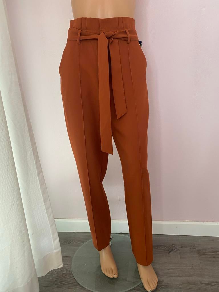 Pom Amsterdam paperbag broek maat L, Bruin, Maat 42/44 (L), Ophalen of Verzenden, Zo goed als nieuw