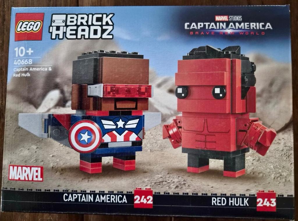 Lego Marvel 40668 Captain America & Red Hulk - Nieuw!, Marvel, Lego, Nieuw, Ophalen of Verzenden