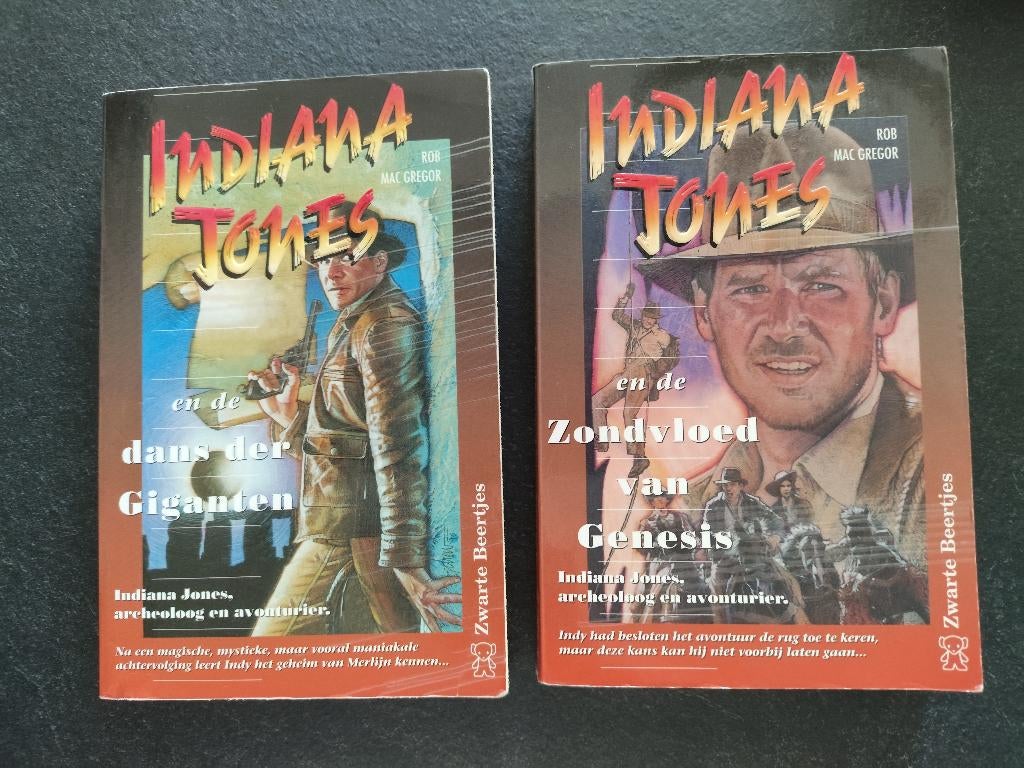 2 boeken Indiana Jones in nette staat, Ophalen of Verzenden, Zo goed als nieuw