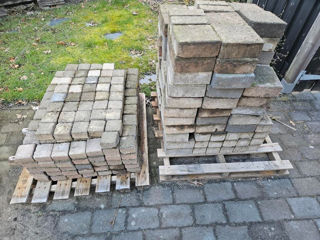 Gratis stenen verschillende formaten, Ophalen, Gebruikt, Klinkers, 5 tot 10 m²