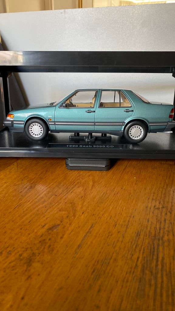 Mooi model Saab 1/18, Ophalen of Verzenden, Zo goed als nieuw, Overige merken