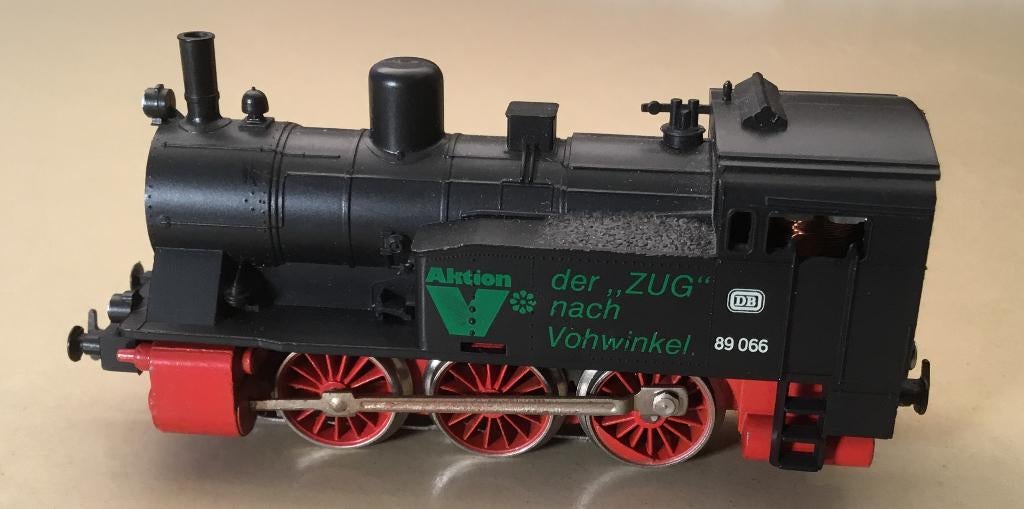 Märklin H0 # 3104 Stoomlok met opschrift "VOHWINKEL ", Wisselstroom, Locomotief, Ophalen of Verzenden, Zo goed als nieuw
