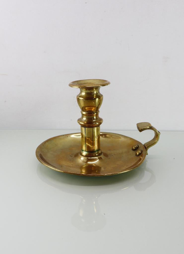 Antieke koperen blaker, Antiek en Kunst, Antiek | Kandelaars, Koper of Brons, Ophalen of Verzenden