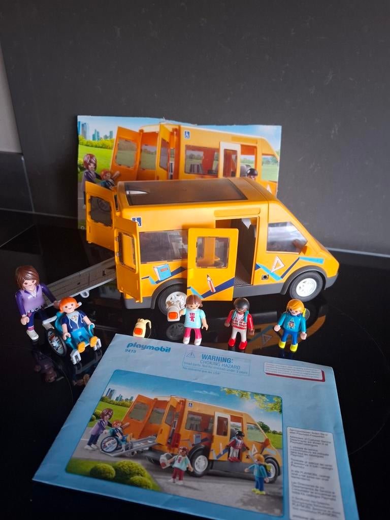 PLAYMOBIL City Life Schoolbus - 9419, Ophalen of Verzenden, Gebruikt, Complete set