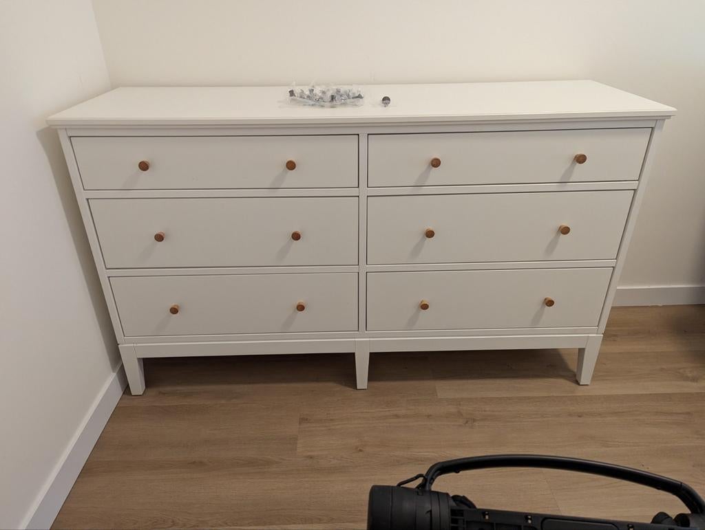 IDANÄS
IKEA Chest of 6 drawers, white, 162x95 cm, Ophalen, Gebruikt, 5 laden of meer, 150 tot 200 cm