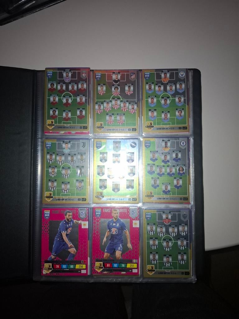 Voetbal plaatjes, Ophalen