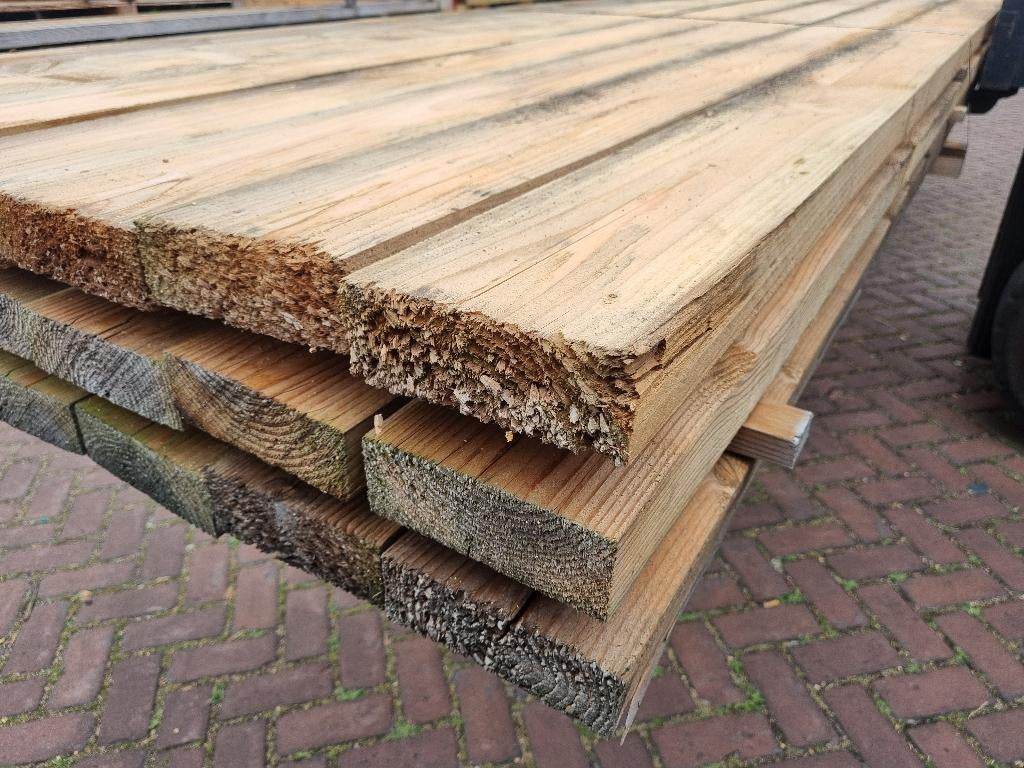 Douglas balken fijnbezaagd 5.0x15.0 cm - nr: TB44, Ophalen, Nieuw, 250 cm of meer, Balken