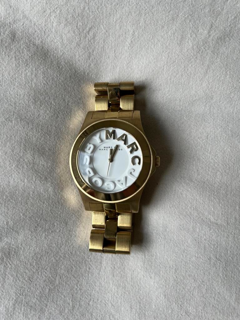 Marc Jacobs horloge goudkleurig, kleine maat, Ophalen of Verzenden, Gebruikt, Goud