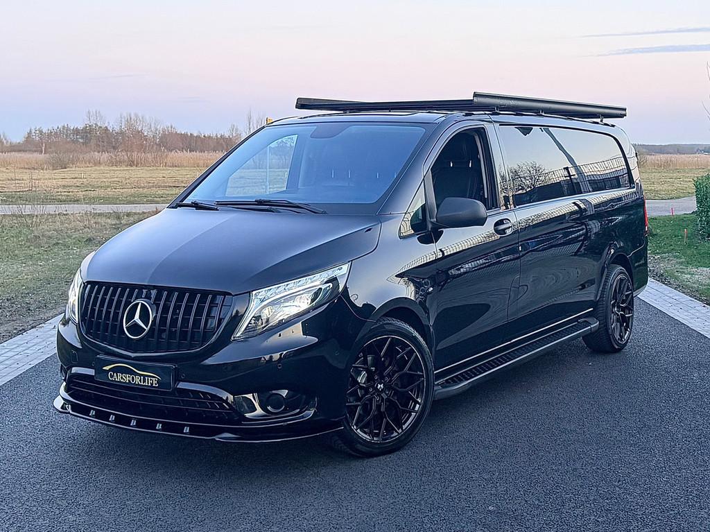 Mercedes-Benz Vito 114 CDI (Extra Lang) Navi|Clima|Leder|Led, Auto's, Bestelauto's, Euro 5, Gebruikt, Zwart, 4 cilinders