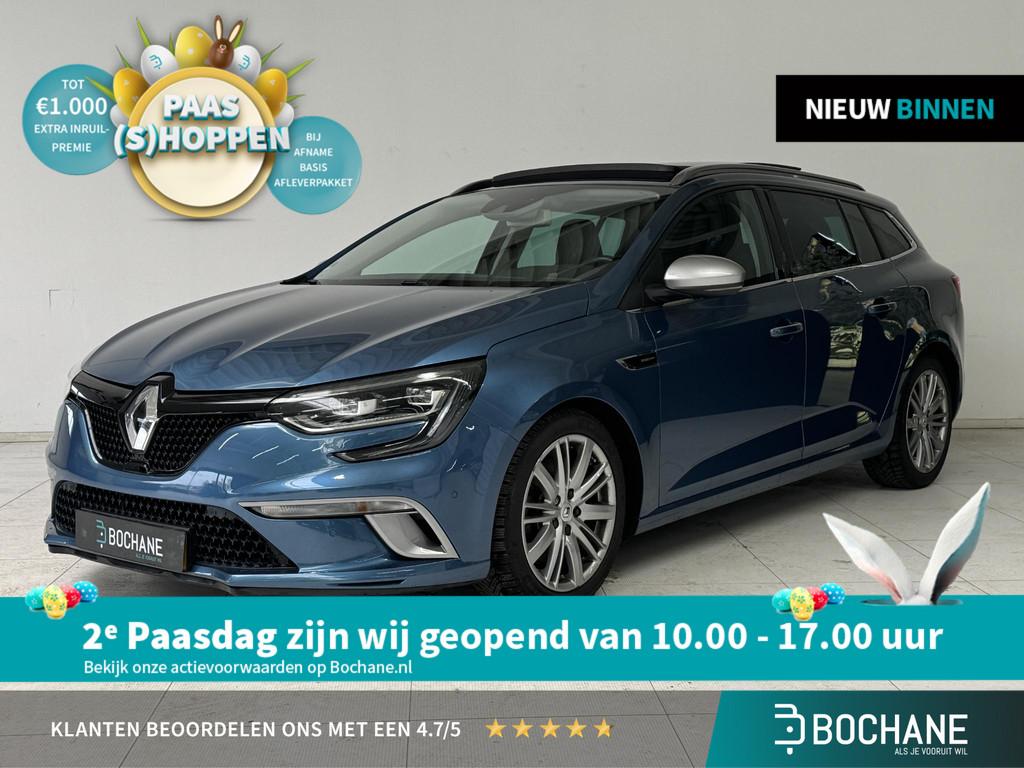 Renault Mégane Estate 1.6 TCe GT | Trekhaak | Dealer Onderh, Auto's, Gebruikt, 4 cilinders, Met garantie (alle), Blauw