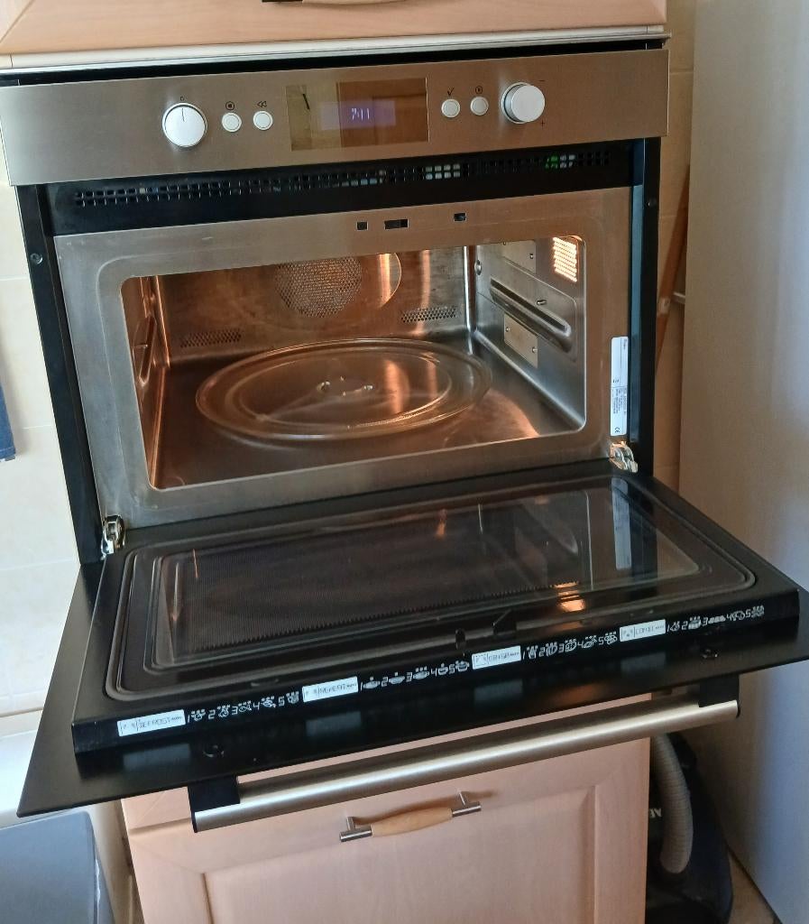 Combimagnetron Whirlpool AMX 823 IX, Ophalen, Combimagnetron, Gebruikt, Hete lucht