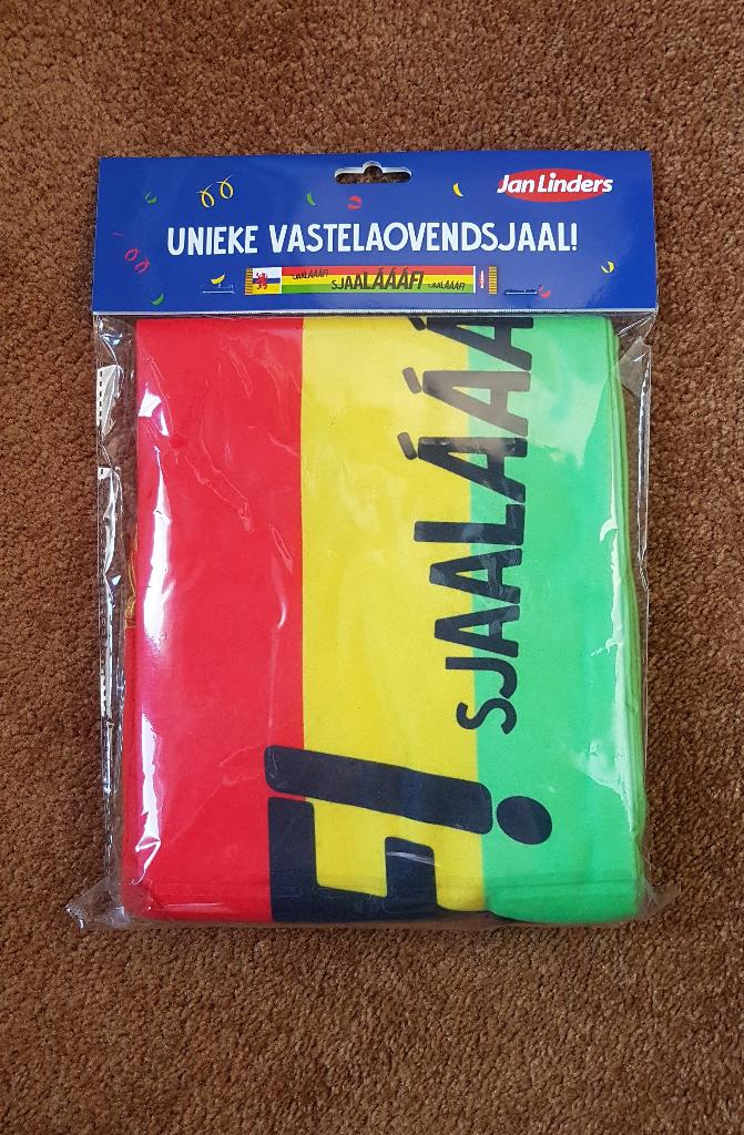 Sjaal SJAALAAAF de vastelaovendsjaal carnaval - Jan Linders, Carnaval, Maat 42/44 (L), Nieuw, Ophalen of Verzenden