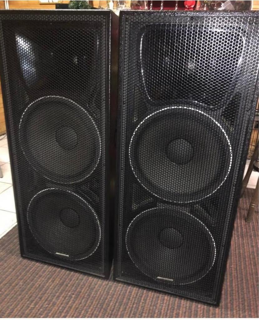 JB Systems VIBE-30 mkII Passieve PA Luidsprekers (Set), Ophalen of Verzenden, 120 watt of meer, Front, Rear of Stereo speakers