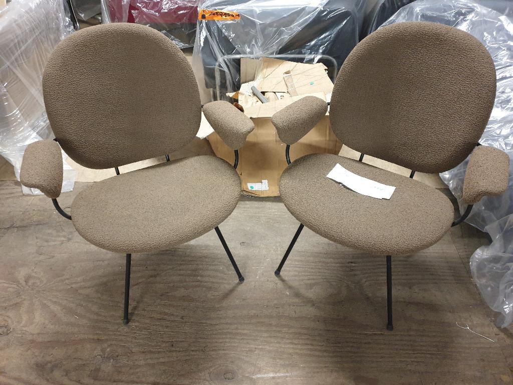 Fauteuil WH Gispen Kembo, Ophalen, Gebruikt, Minder dan 75 cm, Vintage