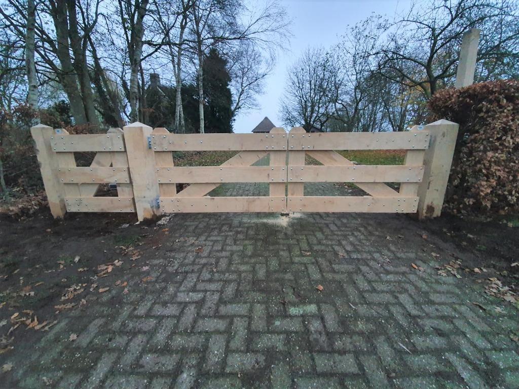 Landhekken Luxe Eikenhout of Douglashout, Tuin en Terras, Tuinhekken en Hekwerk, Ophalen, Nieuw, Hout, Tuinhek