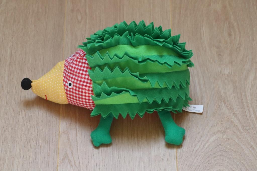 Knuffel Egel ca. 27x15x13cm (LxBxH) ZGAN (Hema), Ophalen of Verzenden, Zo goed als nieuw, Overige typen