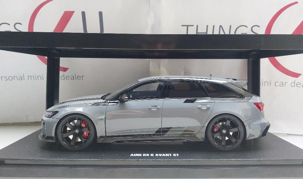 GT Spirit 1:18 Audi RS 6 GT Avant 2024 grijs nieuw in doos, Ophalen of Verzenden, Nieuw, Auto, Overige merken