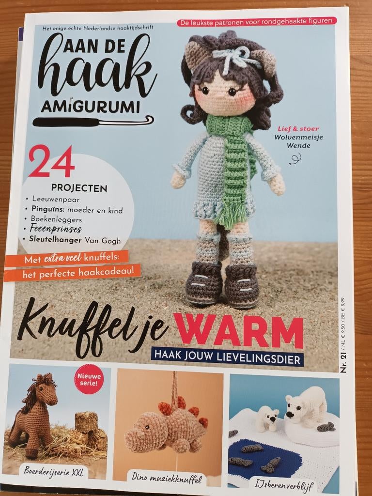 Aan de haak amigurumi nr.21, Ophalen of Verzenden, Haken, Patroon of Boek