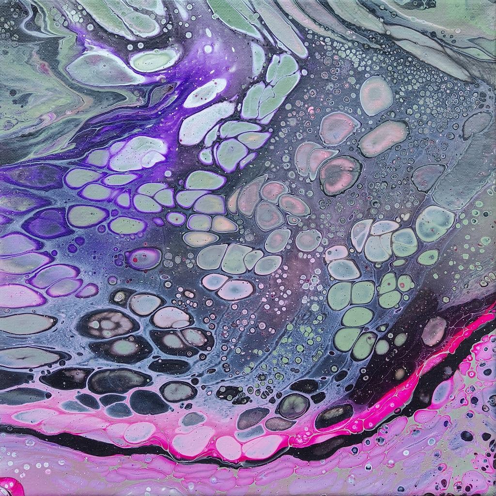 Zonder Titel - Kunstenaar: June Art Studio, Ophalen of Verzenden