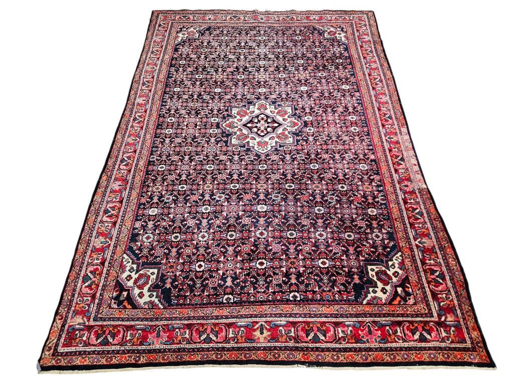 Handgeknoopt Perzisch wol Husseinabad tapijt 214x316cm, Persian, Onbekend, 200 cm of meer, Ophalen of Verzenden