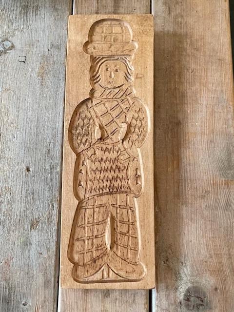 Originele vintage handgestoken speculaasplank / koekvorm., Antiek en Kunst, Antiek | Keukenbenodigdheden, Ophalen of Verzenden