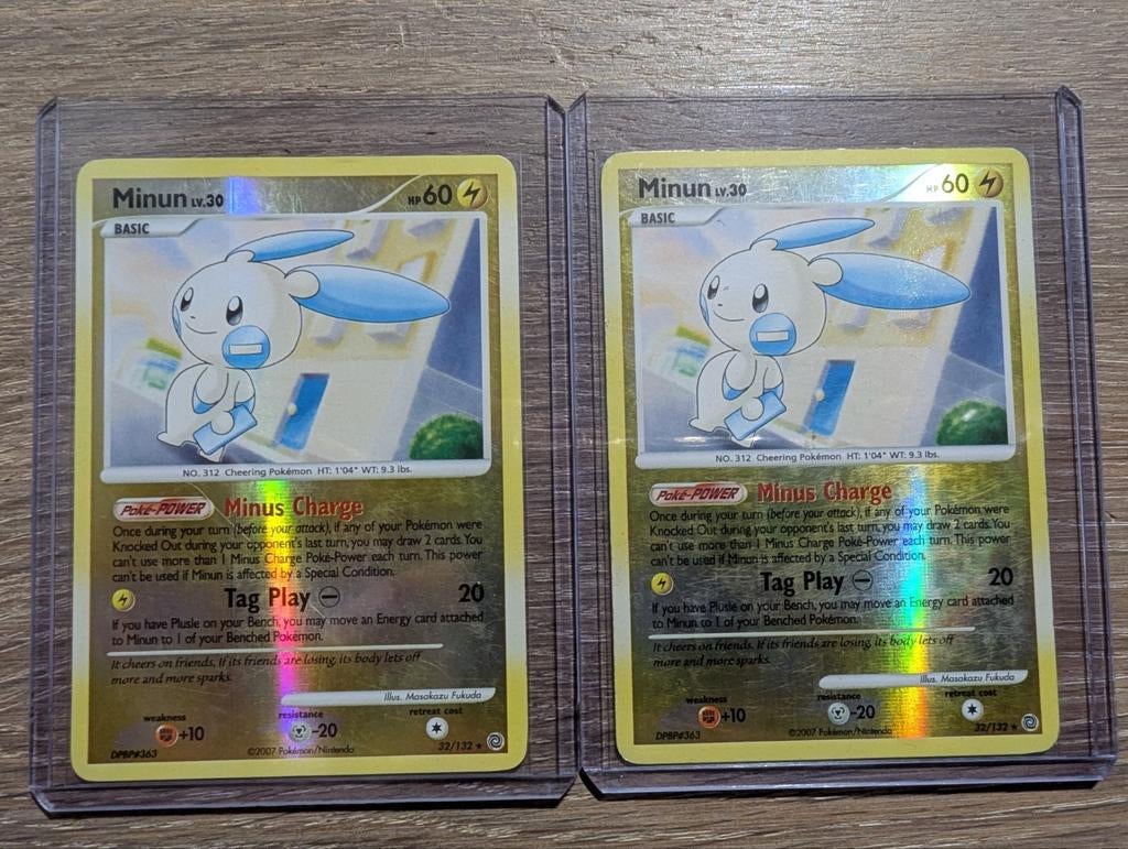 Minun uit D&P Secret Wonders 32/132 Reversed Foil, Ophalen of Verzenden, Zo goed als nieuw, Losse kaart, Foil